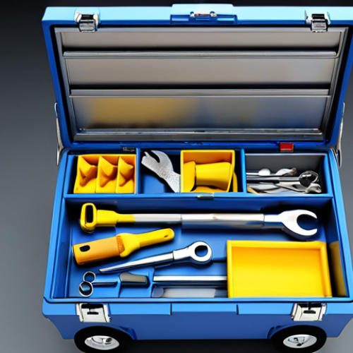 **

A visually appealing graphic representing the "toolbox" concept. Show various tools (representing training, support, marketing materials, etc.) neatly organized within a branded toolbox. The toolbox should feature a recognizable, but generic, Swedish franchise logo or color scheme (think clean, modern, perhaps incorporating blues and yellows). The scene should convey a sense of order, readiness, and support.

**